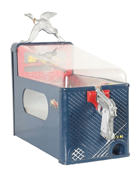 1¢ SILVER KING NOVELTY "THE HUNTER" DUCK SHOOTING ARCADE GAME