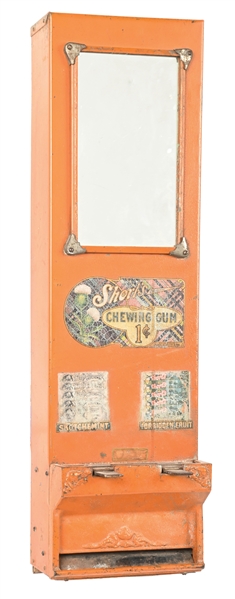 1¢ GRISWOLD MFG. CO. "SHORTS" CHEWING GUM DISPENSER