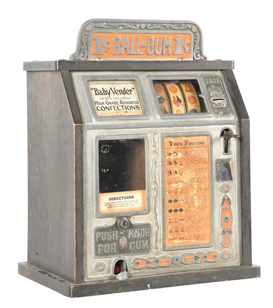 1¢ BURNHAM & MILLS "BABY VENDER" TRADE STIMULATOR