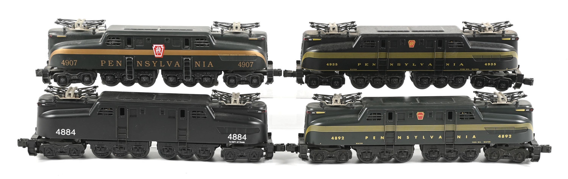 LOT OF 4: K-LINE GG-1 ELECTRIC LOCOMOTIVES