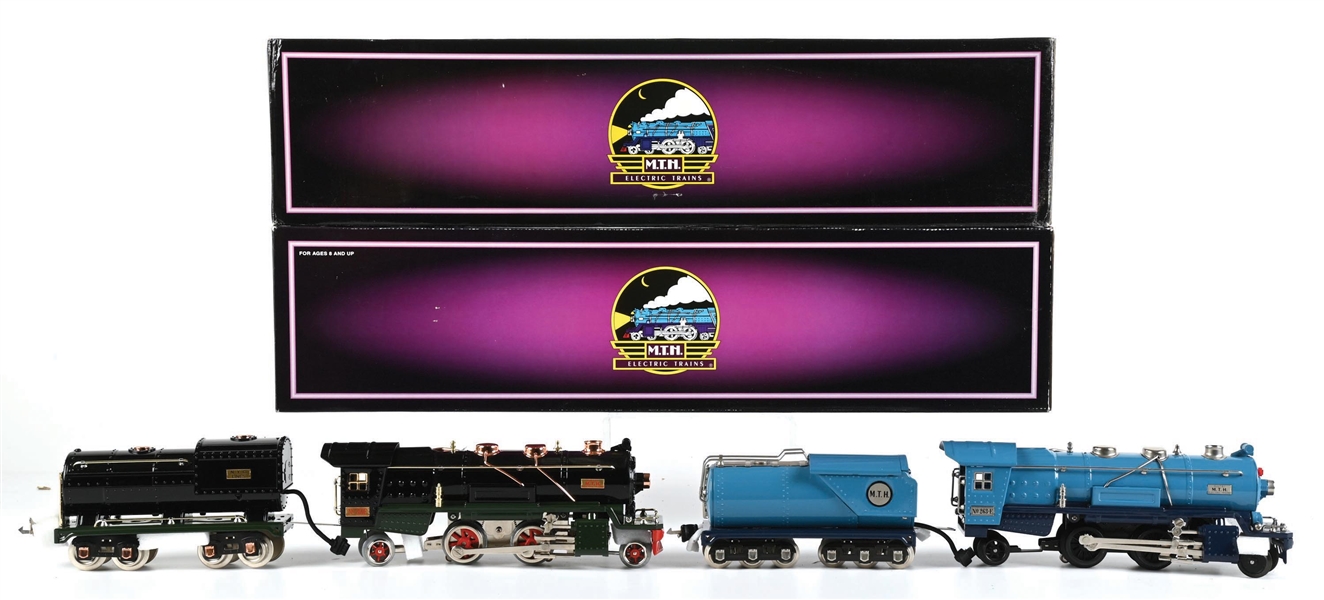 LOT OF 2: MTH 260E & 263E STEAM LOCOMOTIVES 