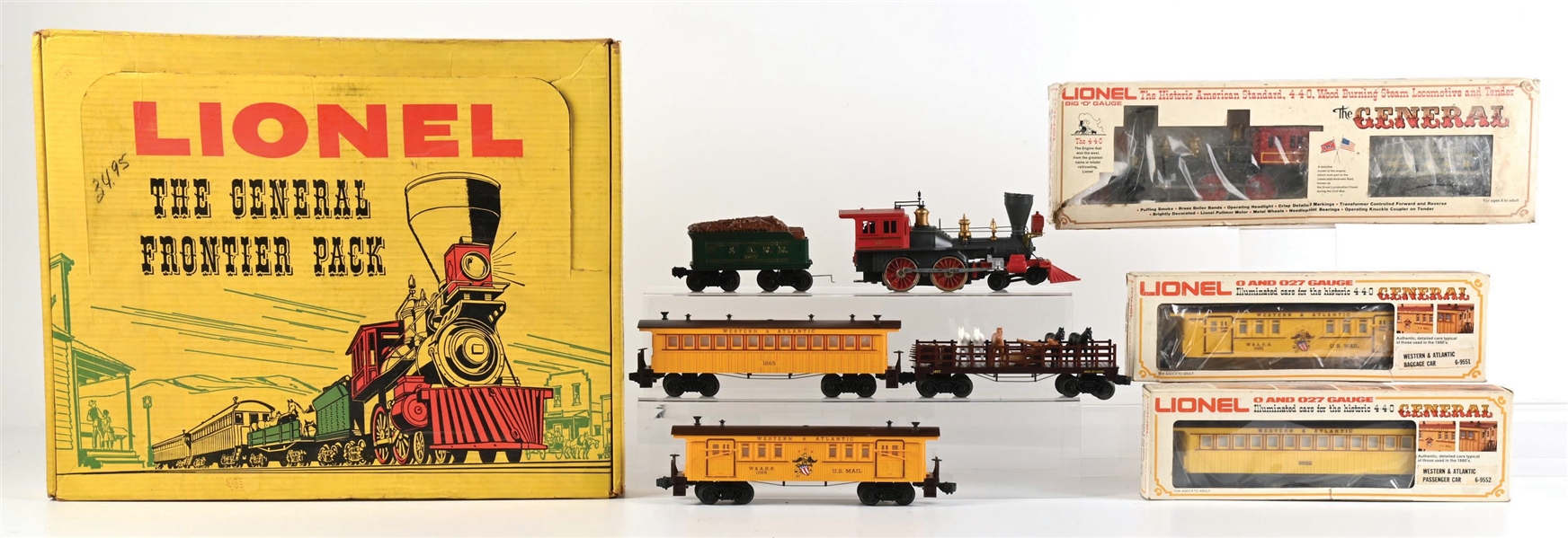 LOT OF 4: LIONEL POSTWAR & MPC SERIES GENERAL SET