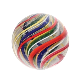 LARGE DIVIDED-CORE SWIRL MARBLE