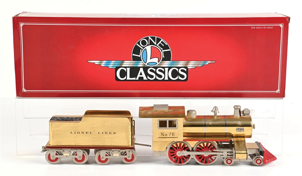 LOT OF 3: LIONEL CLASSICS STD-GA. 7E STEAM LOCO & TENDER WITH BOX