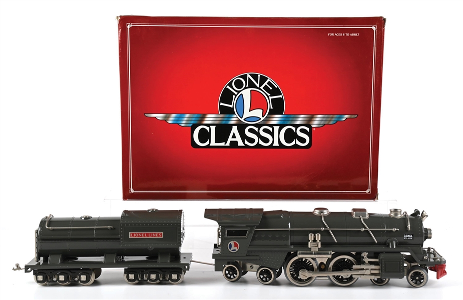LIONEL CLASSICS STD-GA. 400E STEAM LOCO & TENDER W/BOX