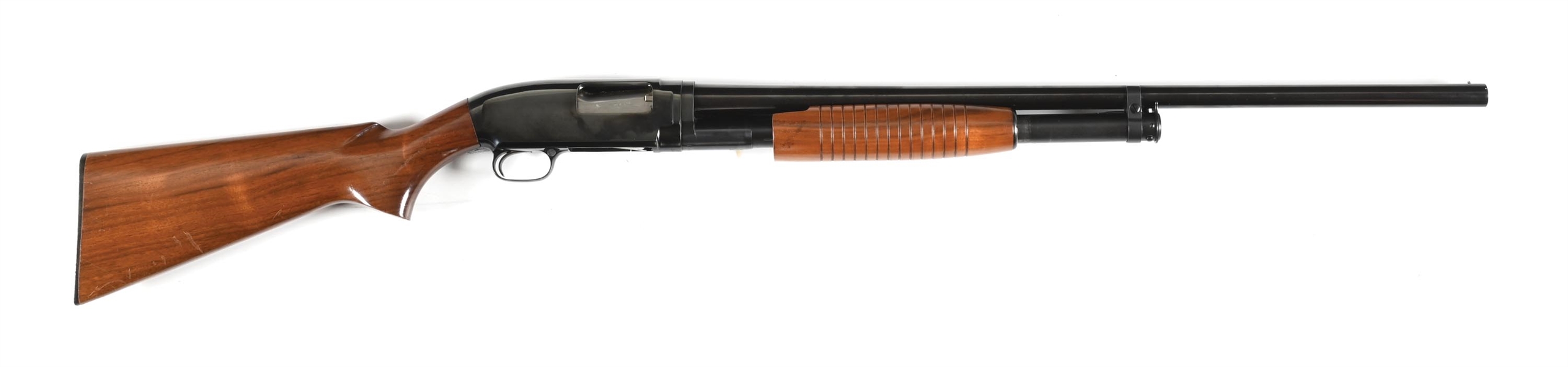 (C) FINE WINCHESTER MODEL 12 SLIDE ACTION 12 GAUGE SHOTGUN (1956)