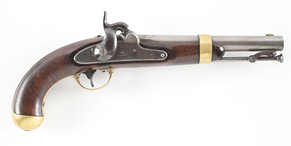 (A) US MODEL 1842 PERCUSSION PISTOL BY H. ASTON.