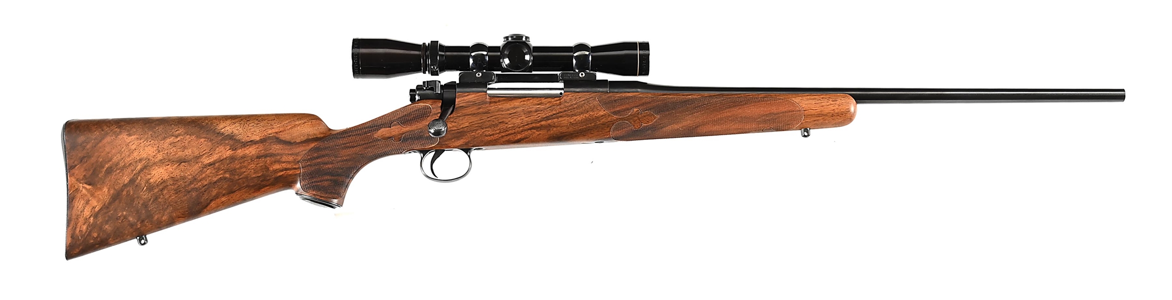 (M) CUSTOM LIGHTWEIGHT 6.5MM BOLT ACTION RIFLE WITH DALE GOENS STOCK.