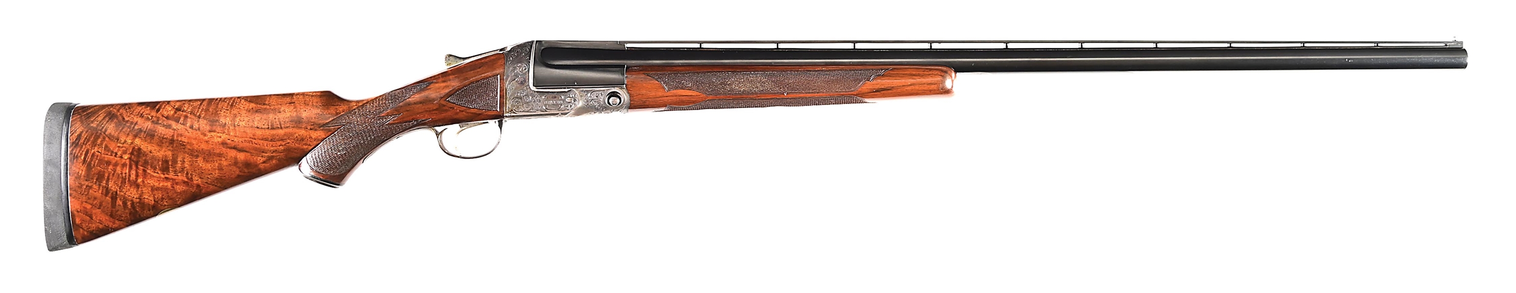 (C) PARKER BROTHERS C GRADE SINGLE BARREL TRAP 12 GAUGE SHOTGUN.