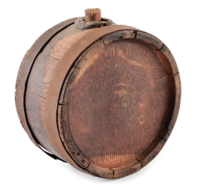 REVOLUTIONARY WAR AMERICAN CHEESE BOX CANTEEN.