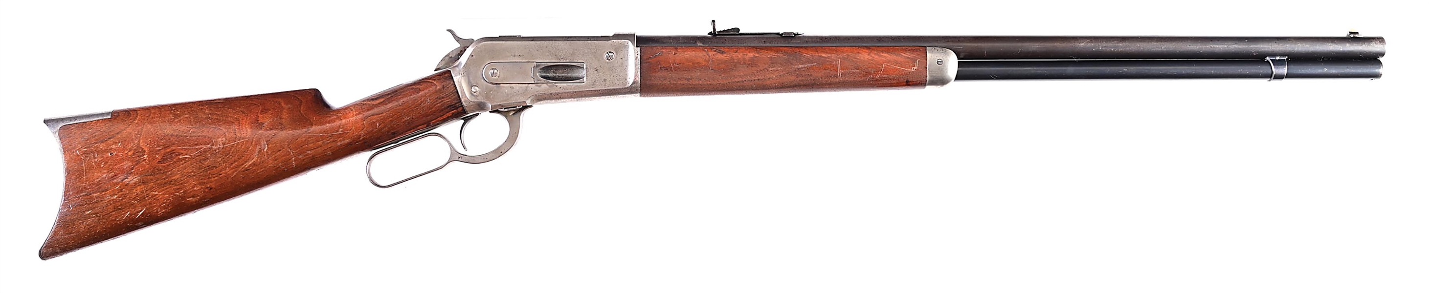 (A) ARAPAHOE COUNTY, CO. "CITY HALL  WAR" FACTORY INSCRIBED WINCHESTER MODEL 1886 LEVER ACTION RIFLE