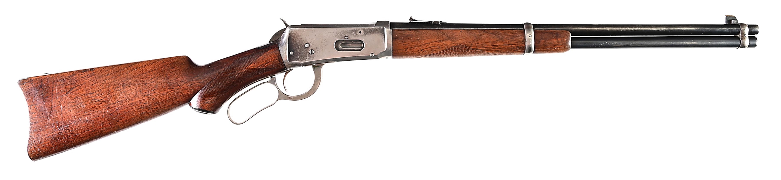 (C) SCARCE DELUXE WINCHESTER MODEL 1894 LEVER ACTION SADDLE RING CARBINE