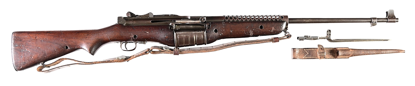 (C) WW2 JOHNSON AUTOMATICS MODEL 1941 SEMI-AUTOMATIC RIFLE