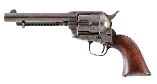(A) COLT ARTILLERY MODEL SINGLE ACTION ARMY REVOLVER.