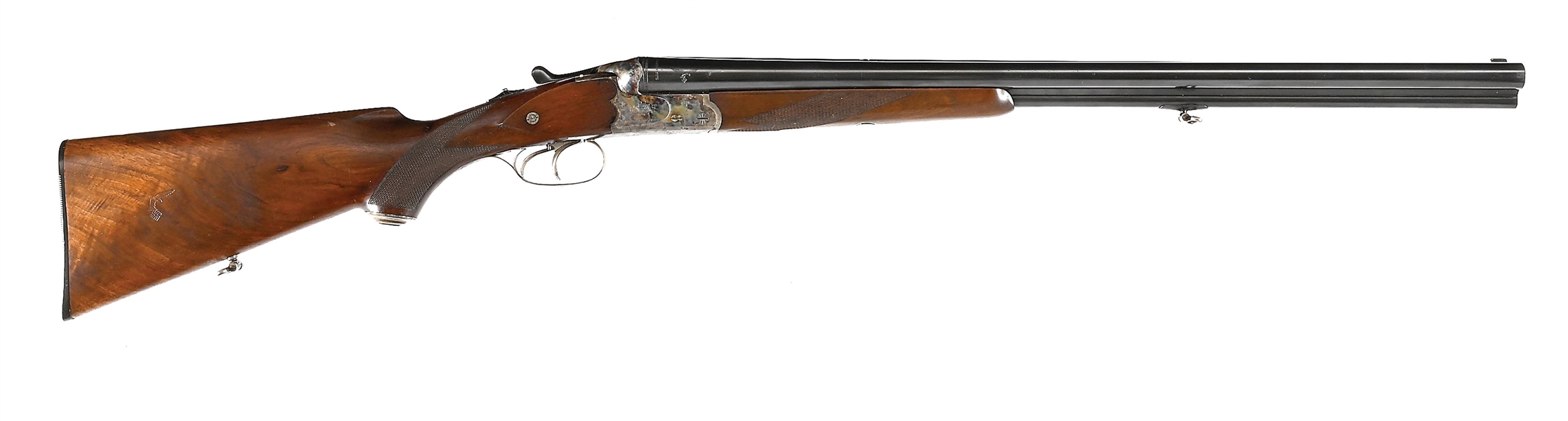(C) J.P. SAUER LUFTWAFFE M30 DRILLING WITH 12 GAUGE BARRELS OVER A 9.3X74R RIFLE BARREL, WITH TRANSPORT CASE. 