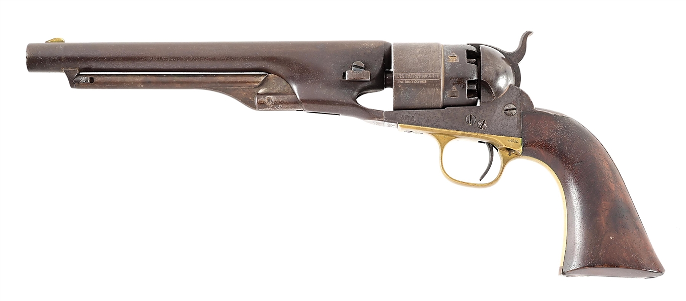 (A) COLT MODEL 1860 ARMY PERCUSSION REVOLVER.