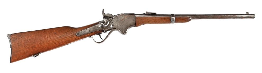 (A) BURNSIDE SPENCER MODEL 1865 LEVER ACTION REPEATING CARBINE.