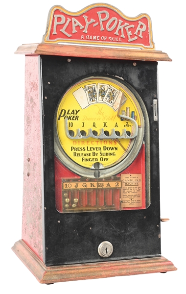 1¢ PEO PLAY-POKER PINBALL TRADE STIMULATOR GAME