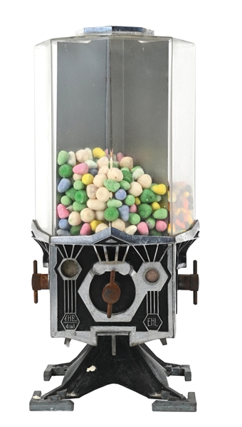 1¢ "FOUR IN ONE" CANDY & GUMBALL VENDING MACHINE