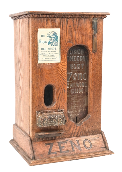 1¢ ZENO CHEWING GUM VENDING MACHINE