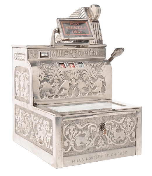 5¢ MILLS NOVELTY CO. PURITAN CIGAR TRADE STIMULATOR