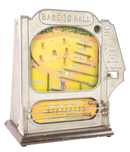 1¢ ATLAS BASE BALL COUNTERTOP ARCADE GAME