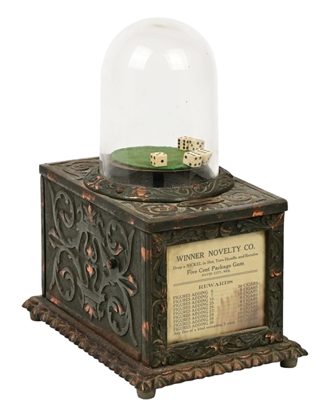5¢ CAILLE "WINNERS DICE" CIGAR TRADE STIMULATOR