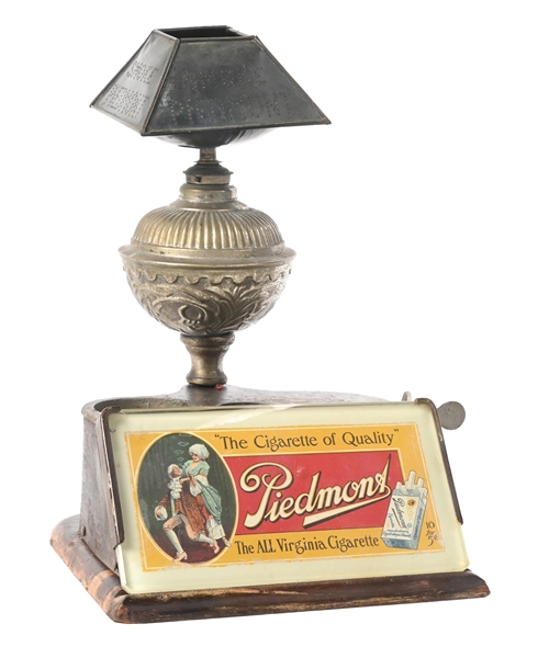 PIEDMONT "THE CIGARETTE OF QUALITY" ADVERTISING CUTTER & LIGHTER COMBO