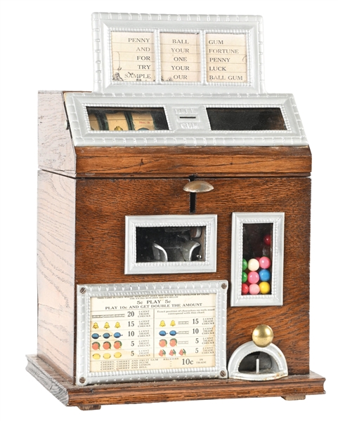 MULTI-COIN O.A. WILLIAMS MFG. JUNIOR BELL TRADE STIMULATOR