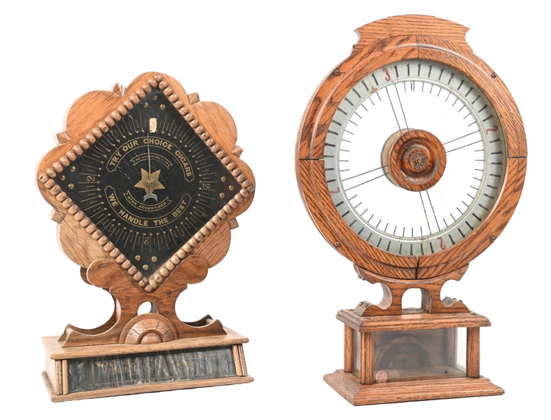A PAIR OF CIGAR TRADE STIMULATORS: STAR TRADER & FAIREST WHEEL