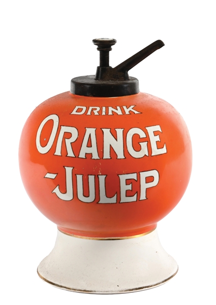 ORANGE JULEP SODA FOUNTAIN SYRUP DISPENSER