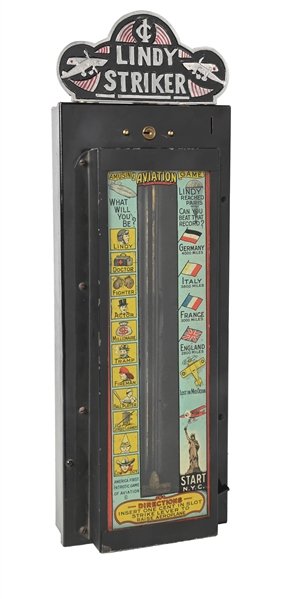1¢ MADORSKY CO. LINDY STRIKER WALL HANGING ARCADE GAME