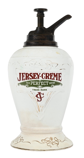 JERSEY-CREME THE PERFECT DRINK SYRUP DISPENSER