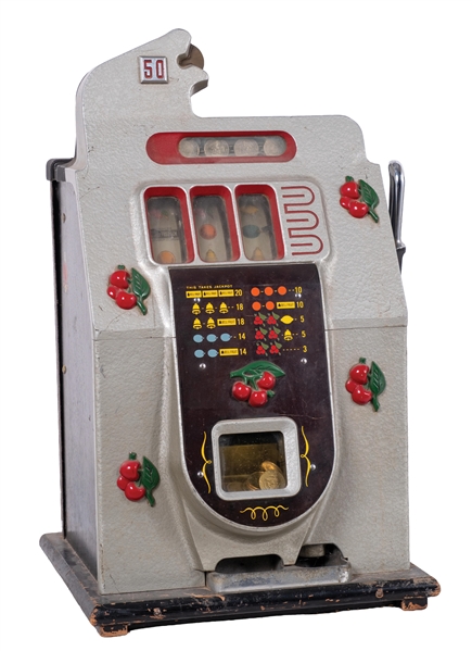 50¢ MILLS "BLACK CHERRY" SLOT MACHINE