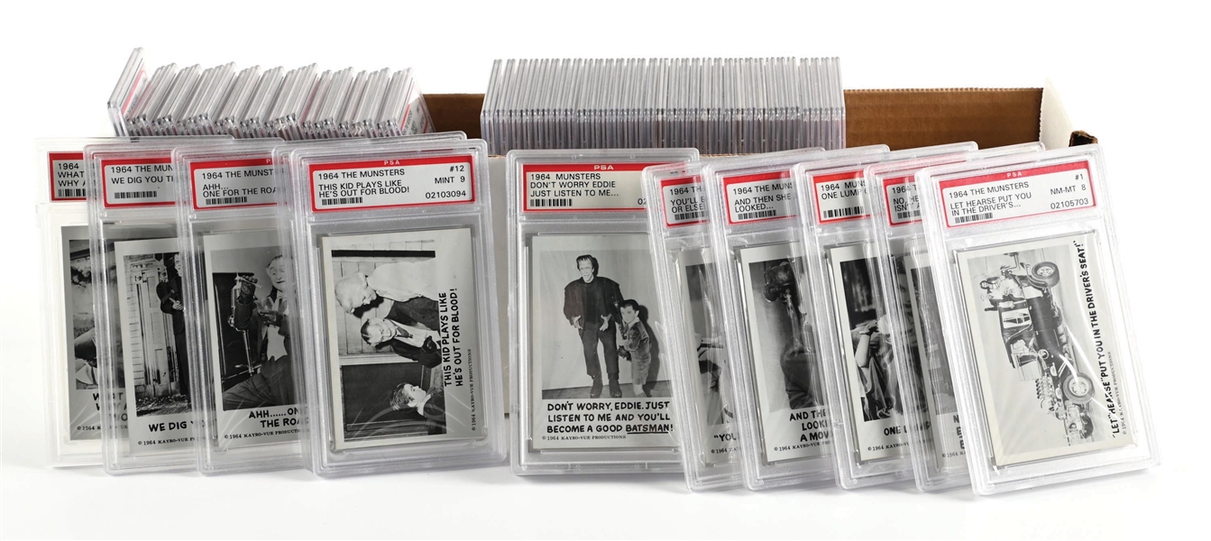 1964 THE MUNSTERS TRADING CARD SET