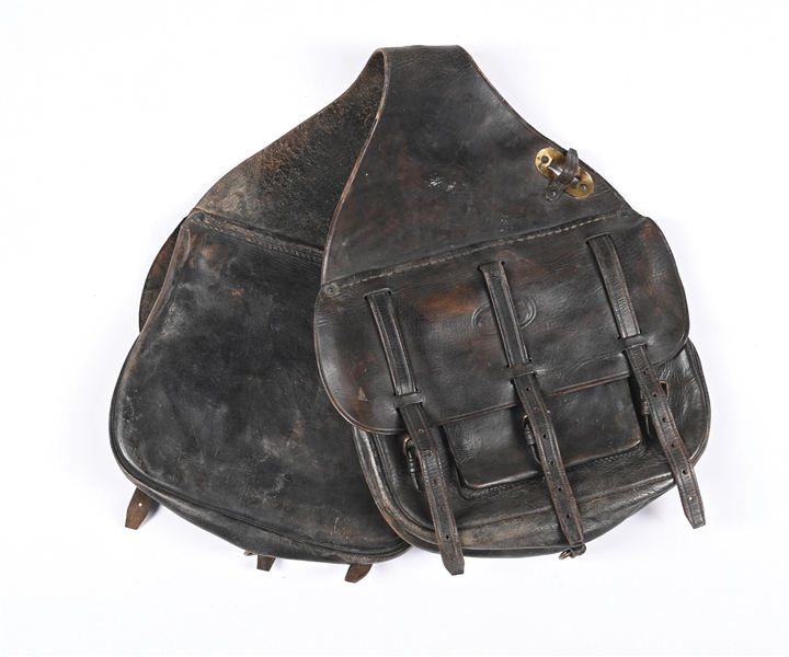 REENACTOR COPIES OF M1879 WHITMAN CAVALRY SADDLE BAGS