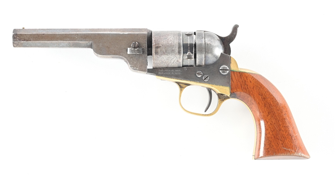 (A) COLT MODEL POCKET NAVY CONVERSION SINGLE ACTION REVOLVER.