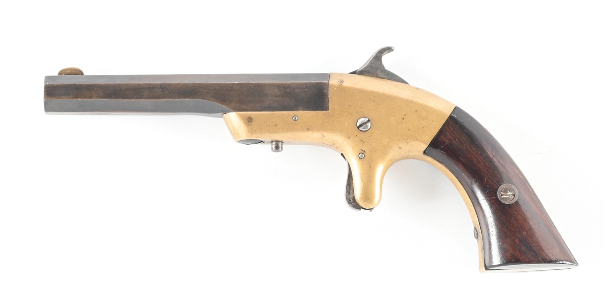 (A) MERWIN & BRAY SINGLE SHOT PISTOL.