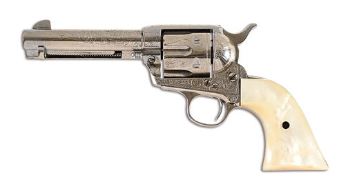 (C) DOCUMENTED FACTORY ENGRAVED COLT SINGLE ACTION ARMY REVOLVER (1911).