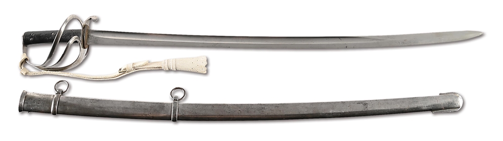 4TH LIGHT DRAGOONS MARKED BRITISH PATTERN 1853 CAVALRY SABER.
