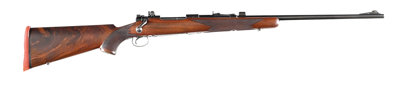 (C) PRE-WAR CUSTOM STOCKED WINCHESTER 54 .22 HORNET BOLT ACTION RIFLE.