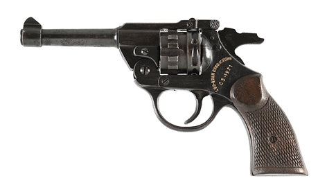 (C) PROTOTYPE SOUTH VIETNAMESE ARMY .22 DOUBLE ACTION REVOLVER WITH PRESENTATION PAPERS..