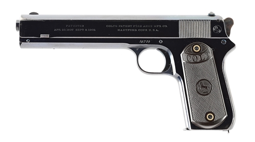 (C) DOCUMENTED COLT MODEL 1902 SPORTING .38 SEMI-AUTOMATIC PISTOL