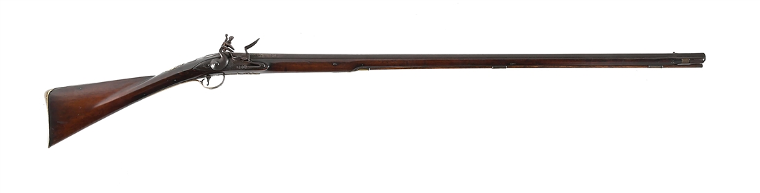 (A) BRITISH FLINTLOCK OFFICERS FOWLER BY F. LORD, WITH MILITARY MOTIFS.