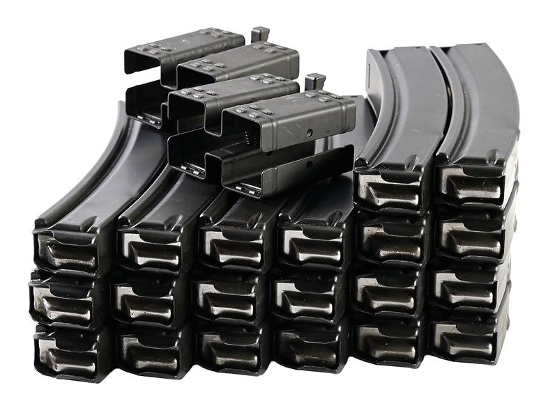LARGE LOT OF HK MP5 MAGAZINES AND COUPLERS.