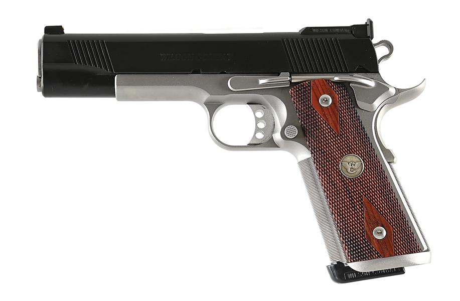 (M) WILSON COMBAT SUPERGRADE .45 ACP SEMI-AUTOMATIC PISTOL WITH SOFT CASE AND ACCESSORIES.