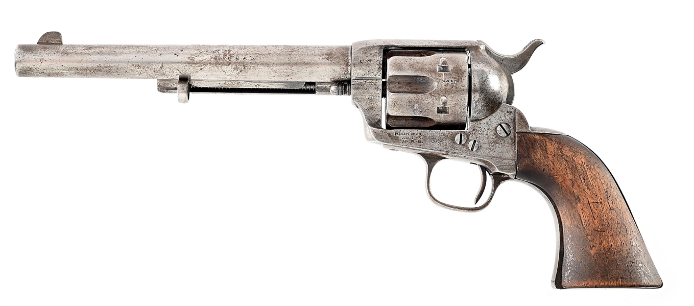 (A) NETTLETON INSPECTED COLT CAVALRY SINGLE ACTION ARMY REVOLVER (1878) 
