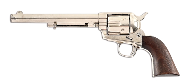 (A) DFC INSPECTED COLT CAVALRY SINGLE ACTION ARMY REVOLVER 