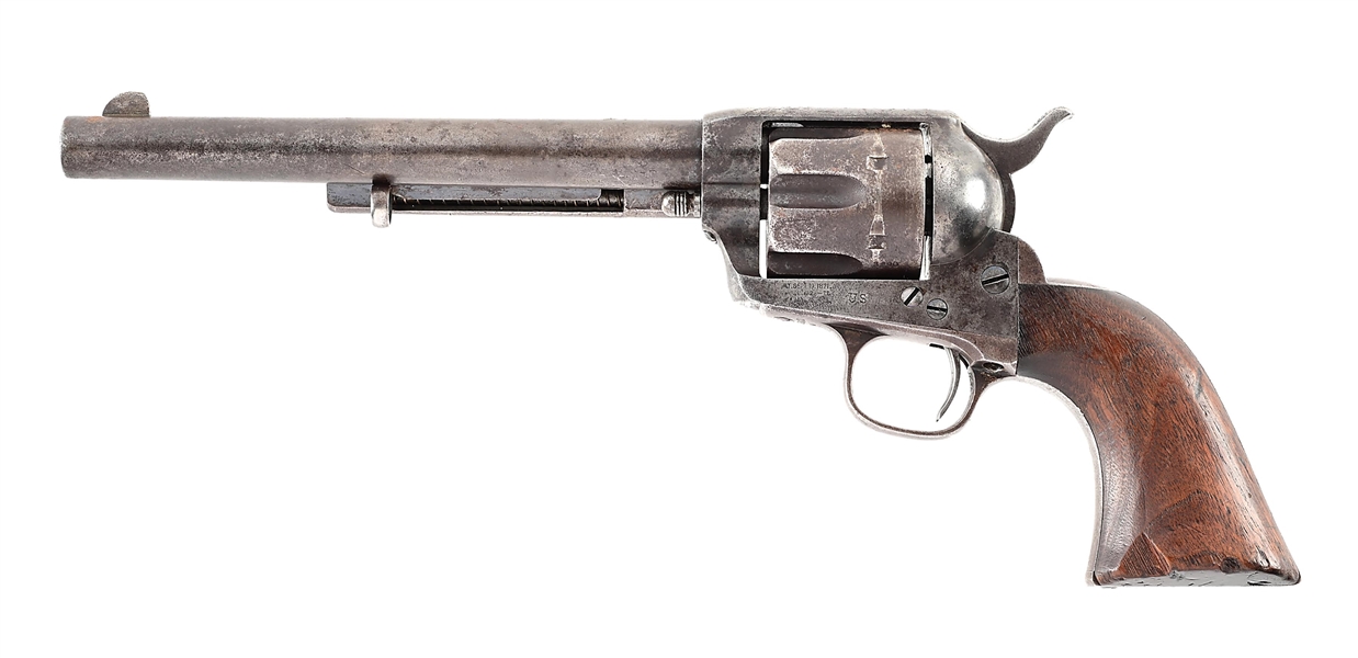 (A) DFC INSPECTED COLT CAVALRY SINGLE ACTION ARMY REVOLVER WITH KOPEC LETTER 