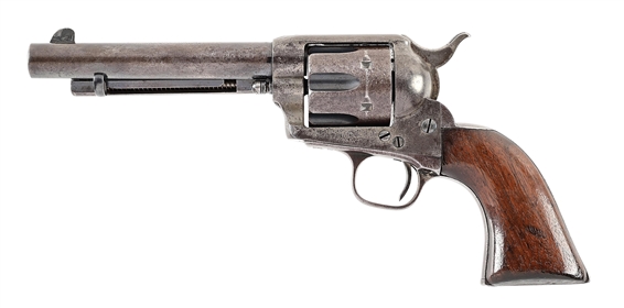 (A) COLT ARTILLERY MODEL SINGLE ACTION ARMY REVOLVER.